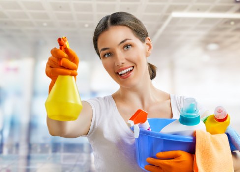 Dust and stain removal on a mattress surface