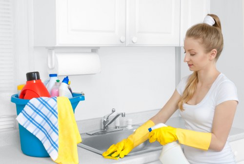 Carpet cleaning equipment and freshly cleaned flooring